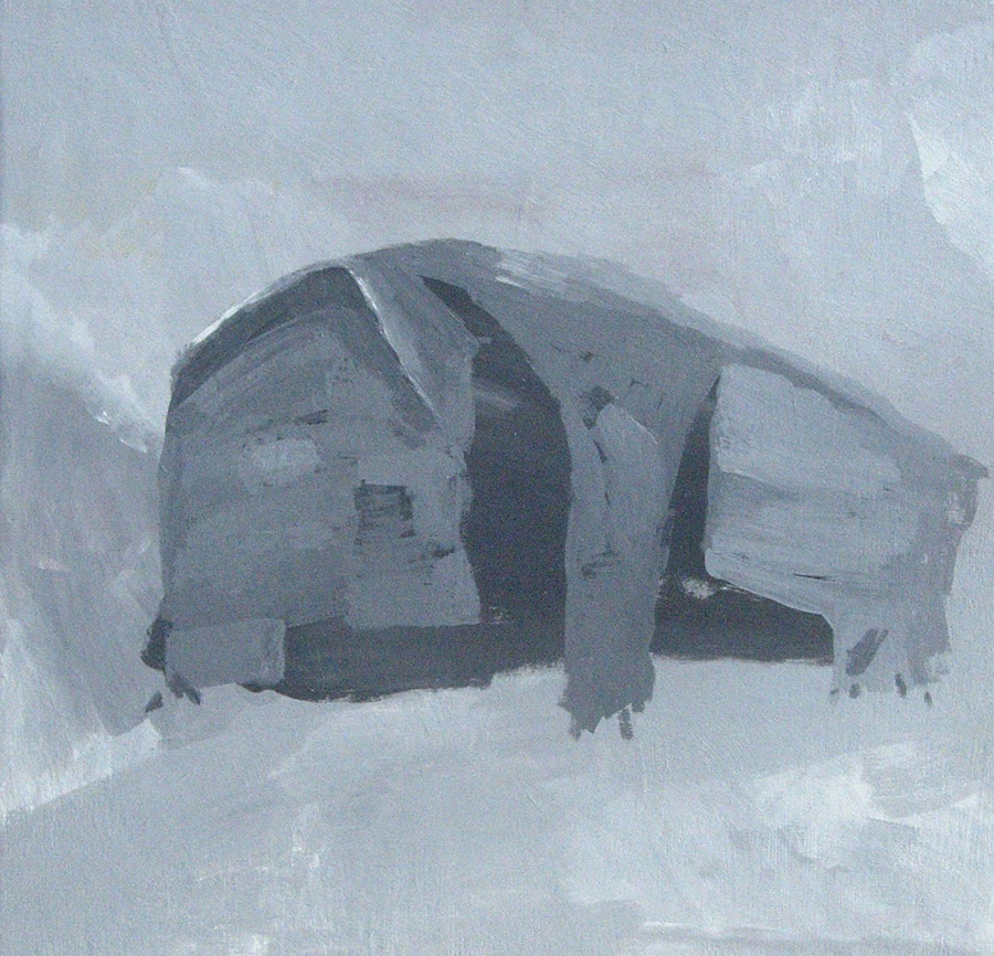 Andrea-Bertolini-Progetto-per-una-baracca-2007-acrilico-su-pannello