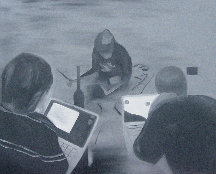 Andrea-Bertolini-Friends-80x100-olio-su-tela--2008