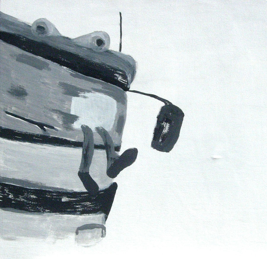 Andrea Bertolini S-titolo-2007-40x41,5-tecnica-mista-su-pannello-in-legno